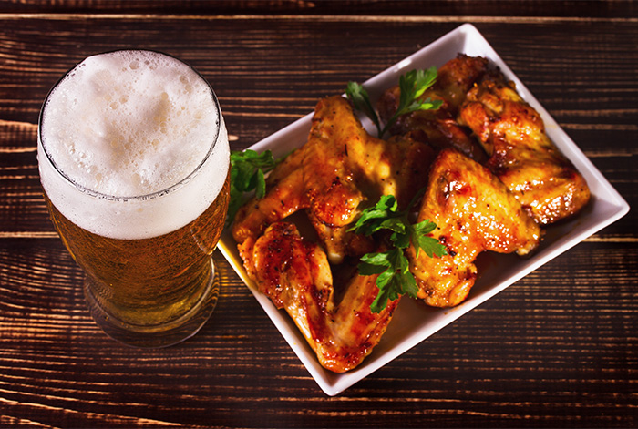 Grab a beer to enjoy with the game from Mr Tees in Guildford